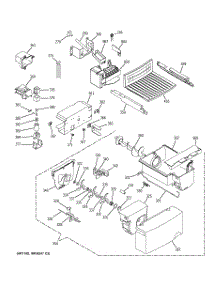 05 - Ice Maker & Dispenser parts for Ge Refrigerator GSH25KGPAWW from AppliancePartsPros.com