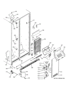 03 - Freezer Section parts for Ge Refrigerator GST25KGPAWW from AppliancePartsPros.com