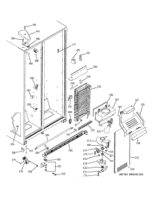 03 - Freezer Section parts for Ge Refrigerator GSS22QGPABB from AppliancePartsPros.com