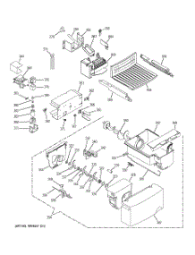 05 - Ice Maker & Dispenser parts for Ge Refrigerator GSH22KGPABB from AppliancePartsPros.com
