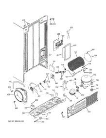 07 - Sealed System & Mother Board parts for Ge Refrigerator GSA22KBPAFWW from AppliancePartsPros.com