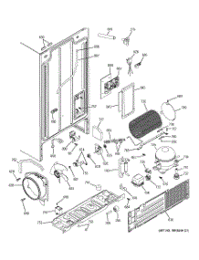 08 - Sealed System & Mother Board parts for Ge Refrigerator GST20IEPAWW from AppliancePartsPros.com