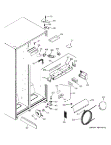 06 - Fresh Food Section parts for Ge Refrigerator PSA22SIPAFBS from AppliancePartsPros.com