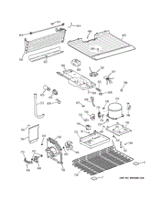 03 - Unit Parts parts for Ge Refrigerator GTH15BBMBLWW from AppliancePartsPros.com