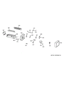04 - Ice Maker parts for Ge Refrigerator GTS15BCMFRWW from AppliancePartsPros.com
