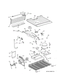 03 - Unit Parts parts for Ge Refrigerator GTT16BBMFRWW from AppliancePartsPros.com