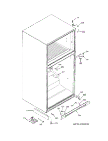 07 - Cabinet parts for Ge Refrigerator GTG22IBMARWW from AppliancePartsPros.com