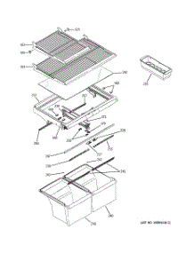 06 - Fresh Food Shelves parts for Ge Refrigerator GTG25DBMARWW from AppliancePartsPros.com