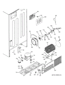 08 - Sealed System & Mother Board parts for Ge Refrigerator GTG22FBMARWW from AppliancePartsPros.com