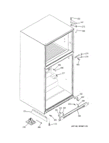 07 - Cabinet parts for Ge Refrigerator PTG25LBMARBB from AppliancePartsPros.com