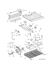 03 - Unit Parts parts for Ge Refrigerator GTT18HCMFRCC from AppliancePartsPros.com
