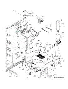 08 - Fresh Food Section parts for Ge Refrigerator PCG23NJMFFBB from AppliancePartsPros.com