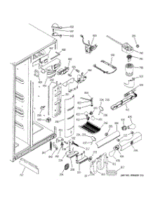 08 - Fresh Food Section parts for Ge Refrigerator PCG23NHMFFWW from AppliancePartsPros.com
