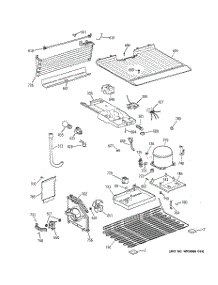 03 - Unit Parts parts for Ge Refrigerator GTR18ABMFRWW from AppliancePartsPros.com