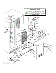 03 - Freezer Section parts for Ge Refrigerator PCG21SIMFFBS from AppliancePartsPros.com