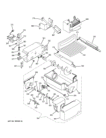 06 - Ice Maker & Dispenser parts for Ge Refrigerator GSS25XSNABS from AppliancePartsPros.com