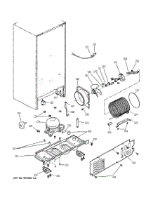 05 - Unit Parts parts for Ge Refrigerator GBS18KBMBWW from AppliancePartsPros.com
