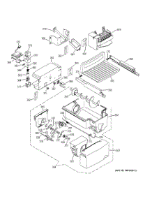 06 - Ice Maker & Dispenser parts for Ge Refrigerator GSS25PGMFBB from AppliancePartsPros.com