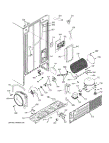 02 - Sealed System & Mother Board parts for Ge Refrigerator DSS25PFMCCC from AppliancePartsPros.com