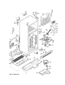 02 - Cabinet parts for Ge Refrigerator GTS20IBNAWW from AppliancePartsPros.com