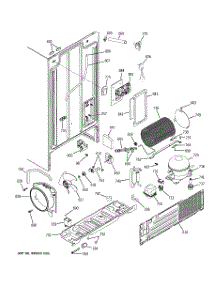 02 - Sealed System & Mother Board parts for Ge Refrigerator GSS22QGMCBB from AppliancePartsPros.com