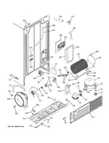 02 - Sealed System & Mother Board parts for Ge Refrigerator PSA22MIMDFBB from AppliancePartsPros.com