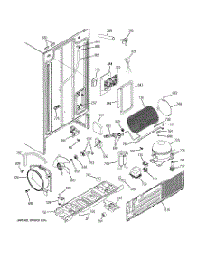 02 - Sealed System & Mother Board parts for Ge Refrigerator GSS25QGMCWW from AppliancePartsPros.com