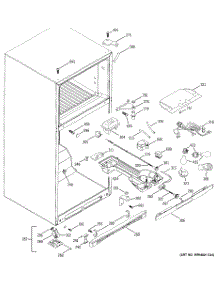 04 - Fresh Food Section parts for Ge Refrigerator GTS19QBNCRBB from AppliancePartsPros.com