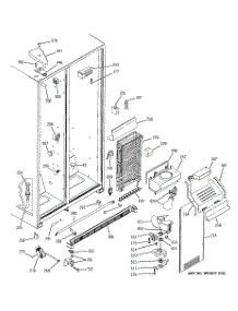 06 - Freezer Section parts for Ge Refrigerator GSA20IEMDFBB from AppliancePartsPros.com