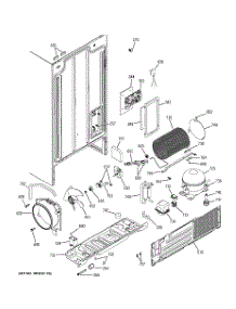 09 - Sealed System & Mother Board parts for Ge Refrigerator GSS20DBMDWW from AppliancePartsPros.com