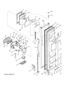 04 - Freezer Door parts for Ge Refrigerator GSS22VGMDWW from AppliancePartsPros.com