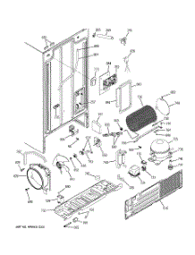 02 - Sealed System & Mother Board parts for Ge Refrigerator GSS22QFMDWW from AppliancePartsPros.com
