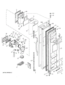 04 - Freezer Door parts for Ge Refrigerator GSS22SGMDBS from AppliancePartsPros.com