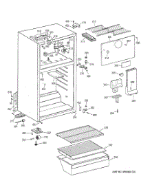 02 - Cabinet parts for Ge Refrigerator STS15ABMDRWW from AppliancePartsPros.com