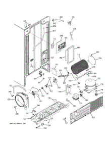 02 - Sealed System & Mother Board parts for Ge Refrigerator GSS22UFMDBB from AppliancePartsPros.com