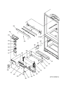 07 - Evaporator Area & Divider Block parts for Ge Refrigerator TCX22ZASBRAD from AppliancePartsPros.com