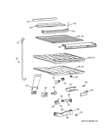 05 - Compartment Separator Parts parts for Ge Refrigerator TBX21CIZKRBB from AppliancePartsPros.com