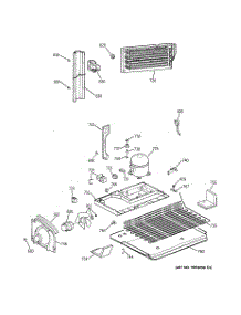 06 - Unit Parts parts for Ge Refrigerator TBH19PAXHRAA from AppliancePartsPros.com