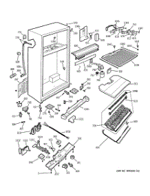 05 - Cabinet parts for Ge Refrigerator PTI22MFMALWW from AppliancePartsPros.com