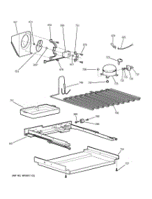 07 - Unit Parts parts for Ge Refrigerator PTC22MFMALCC from AppliancePartsPros.com