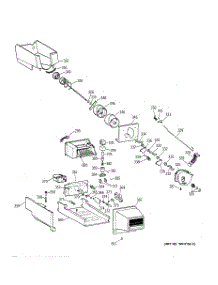 06 - Ice Bucket parts for Ge Refrigerator TBX25PCSKRAA from AppliancePartsPros.com