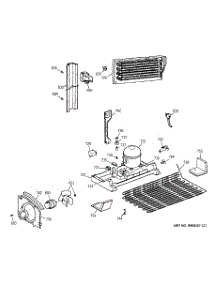 08 - Unit Parts parts for Ge Refrigerator TBX25PCSHLAA from AppliancePartsPros.com