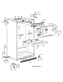 03 - Cabinet Parts parts for Ge Refrigerator TBX19PAXJRWW from AppliancePartsPros.com