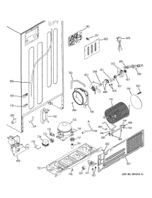 08 - Sealed System & Mother Board parts for Ge Refrigerator STS22ICMBRWW from AppliancePartsPros.com