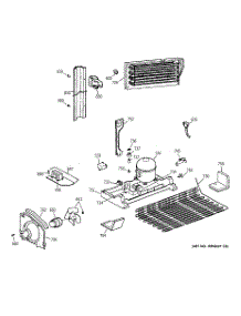 06 - Unit Parts parts for Ge Refrigerator TBE22PATMRWW from AppliancePartsPros.com