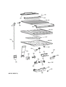 07 - Compartment Separator Parts parts for Ge Refrigerator TBE25PCSLRWW from AppliancePartsPros.com