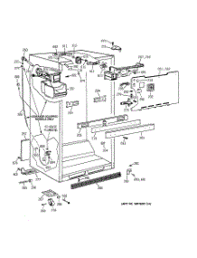 03 - Cabinet Parts parts for Ge Refrigerator TBX21ZAXCRAA from AppliancePartsPros.com