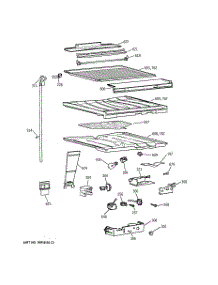 07 - Compartment Separator Parts parts for Ge Refrigerator TBE22PCSMRWW from AppliancePartsPros.com