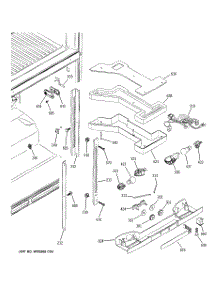 05 - Fresh Food Section parts for Ge Refrigerator GTS22KCMBRWW from AppliancePartsPros.com