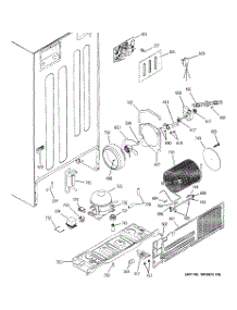 08 - Sealed System & Mother Board parts for Ge Refrigerator ETS22XBMBRWW from AppliancePartsPros.com